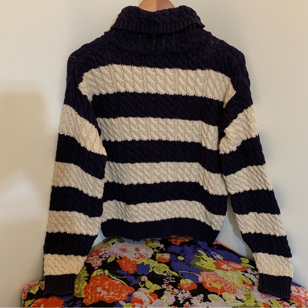 Vintage Liz Sport Chunky Cable Knit Sweater - Picture 5 of 7